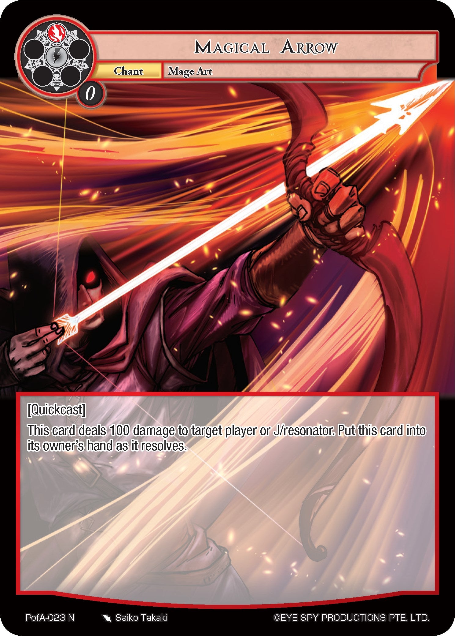 Magical Arrow (PofA-023) [Alice Origin IV: Prologue of Attoractia] | Jomio and Rueliete's Cards and Comics