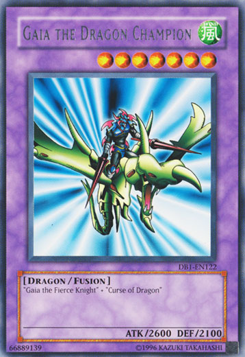 Gaia the Dragon Champion [DB1-EN122] Rare | Jomio and Rueliete's Cards and Comics