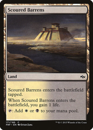 Scoured Barrens [Fate Reforged] | Jomio and Rueliete's Cards and Comics