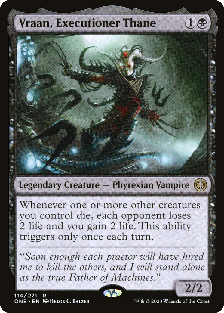 Vraan, Executioner Thane [Phyrexia: All Will Be One] | Jomio and Rueliete's Cards and Comics