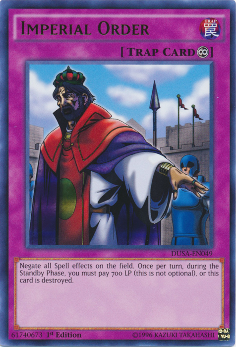 Imperial Order [DUSA-EN049] Ultra Rare | Jomio and Rueliete's Cards and Comics