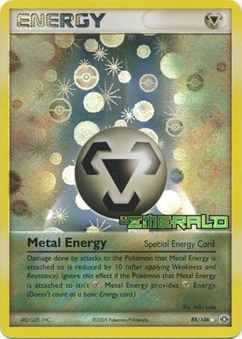 Metal Energy (88/106) (Stamped) [EX: Emerald] | Jomio and Rueliete's Cards and Comics