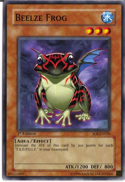 Beelze Frog [SOI-EN026] Common | Jomio and Rueliete's Cards and Comics