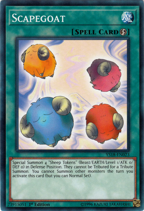 Scapegoat [YS18-EN023] Common | Jomio and Rueliete's Cards and Comics