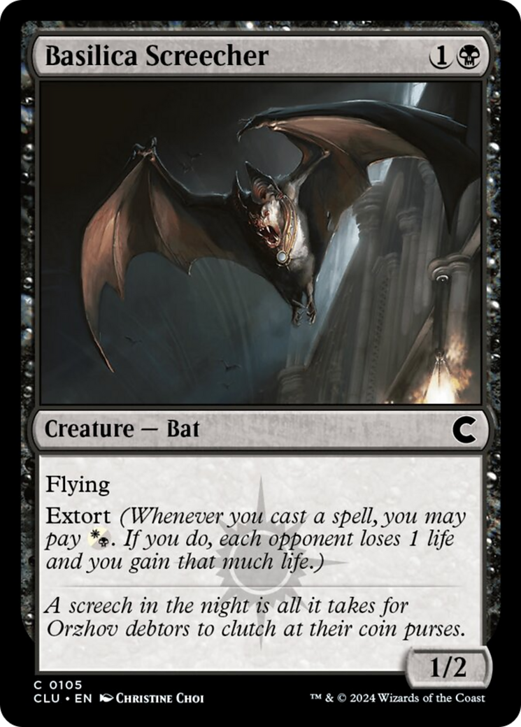 Basilica Screecher [Ravnica: Clue Edition] | Jomio and Rueliete's Cards and Comics