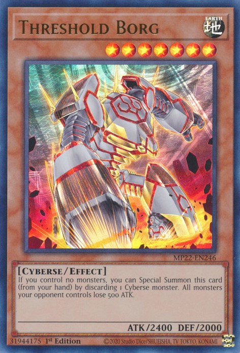 Threshold Borg [MP22-EN246] Ultra Rare | Jomio and Rueliete's Cards and Comics
