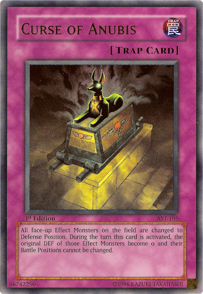Curse of Anubis [AST-105] Ultra Rare | Jomio and Rueliete's Cards and Comics