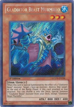 Gladiator Beast Murmillo [LCGX-EN236] Secret Rare | Jomio and Rueliete's Cards and Comics