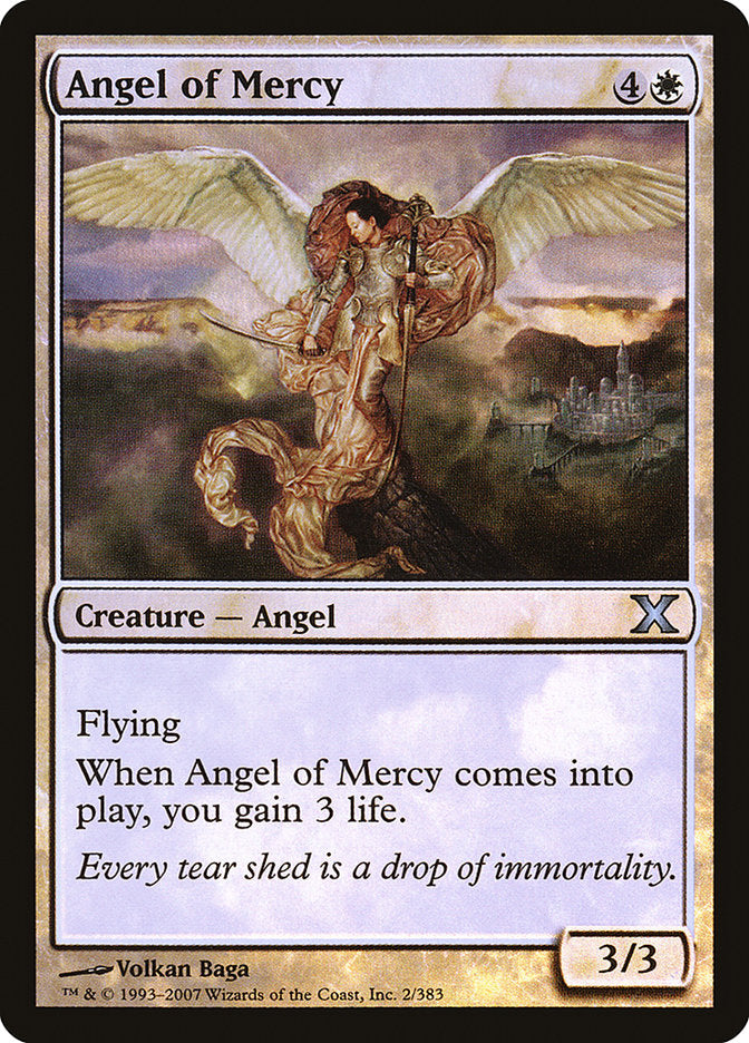 Angel of Mercy (Premium Foil) [Tenth Edition] | Jomio and Rueliete's Cards and Comics