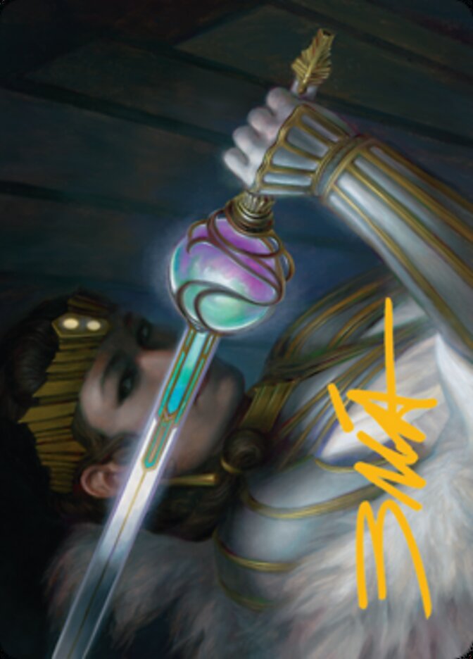 Luxior, Giada's Gift Art Card (Gold-Stamped Signature) [Streets of New Capenna Art Series] | Jomio and Rueliete's Cards and Comics