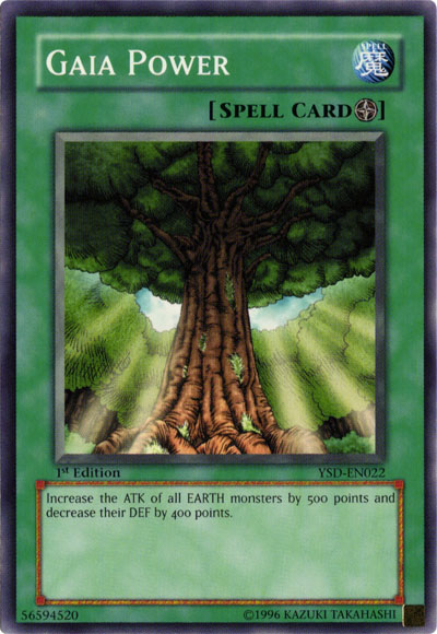 Gaia Power [YSD-EN022] Common | Jomio and Rueliete's Cards and Comics