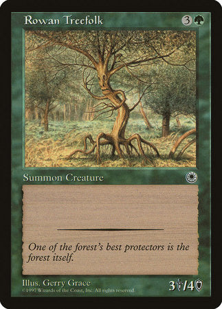 Rowan Treefolk [Portal] | Jomio and Rueliete's Cards and Comics