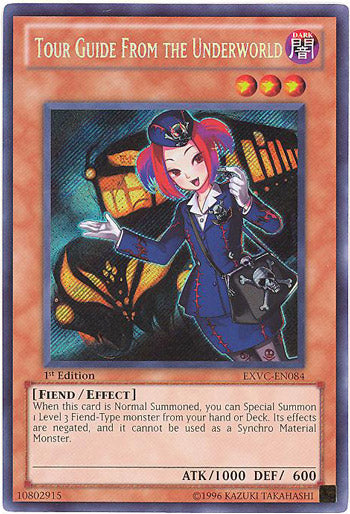 Tour Guide From the Underworld [EXVC-EN084] Secret Rare | Jomio and Rueliete's Cards and Comics