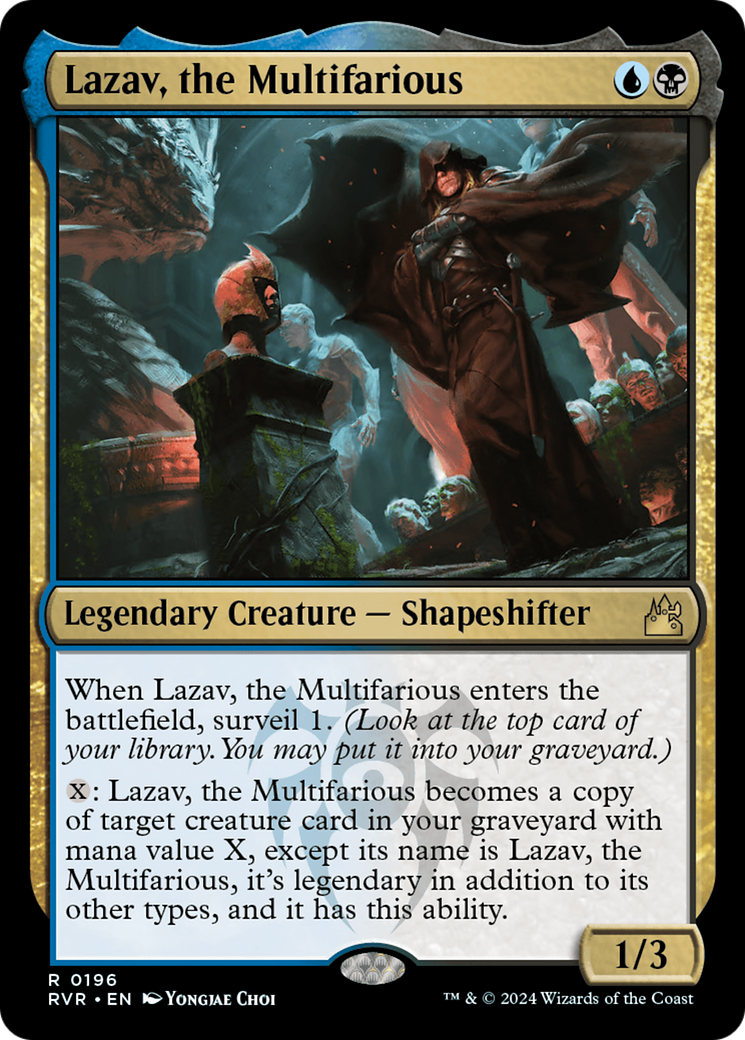 Lazav, the Multifarious [Ravnica Remastered] | Jomio and Rueliete's Cards and Comics