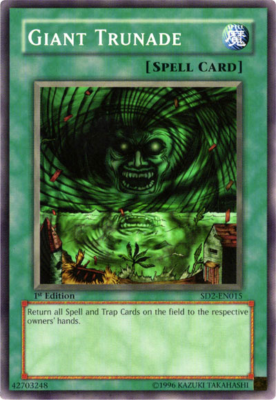Giant Trunade [SD2-EN015] Common | Jomio and Rueliete's Cards and Comics