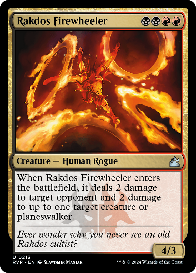 Rakdos Firewheeler [Ravnica Remastered] | Jomio and Rueliete's Cards and Comics