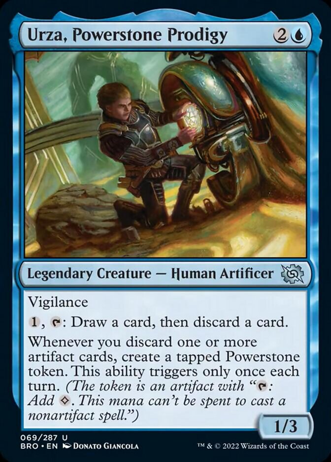 Urza, Powerstone Prodigy [The Brothers' War] | Jomio and Rueliete's Cards and Comics