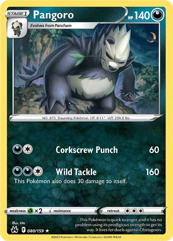Pangoro (080/159) [Sword & Shield: Crown Zenith] | Jomio and Rueliete's Cards and Comics
