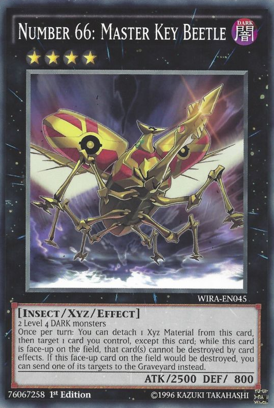 Number 66: Master Key Beetle [WIRA-EN045] Common | Jomio and Rueliete's Cards and Comics