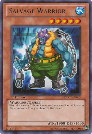 Salvage Warrior [EXVC-EN003] Rare | Jomio and Rueliete's Cards and Comics