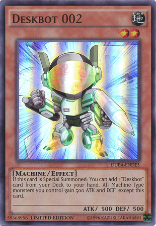 Deskbot 002 [DUEA-ENDE5] Super Rare | Jomio and Rueliete's Cards and Comics
