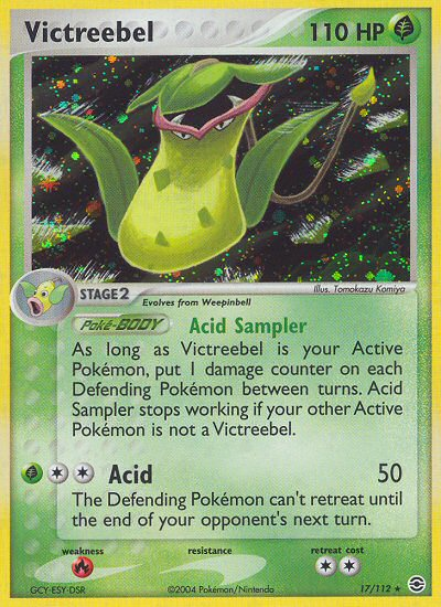 Victreebel (17/112) [EX: FireRed & LeafGreen] | Jomio and Rueliete's Cards and Comics
