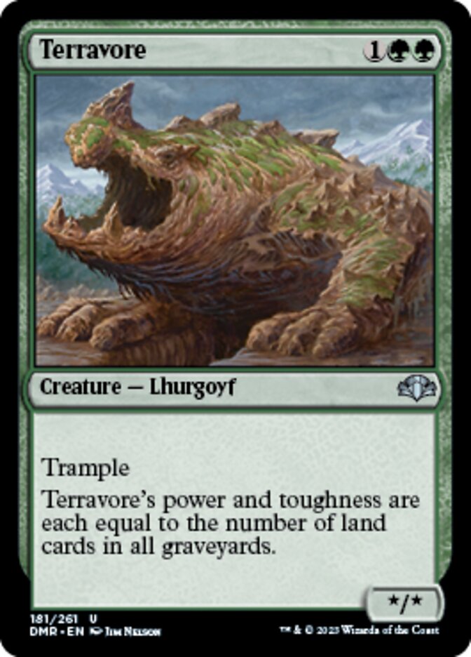 Terravore [Dominaria Remastered] | Jomio and Rueliete's Cards and Comics