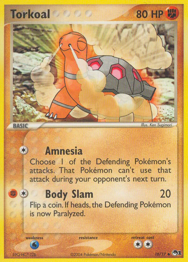 Torkoal (10/17) [POP Series 1] | Jomio and Rueliete's Cards and Comics