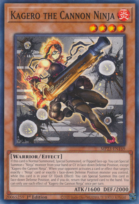 Kagero the Cannon Ninja [MP23-EN169] Common | Jomio and Rueliete's Cards and Comics