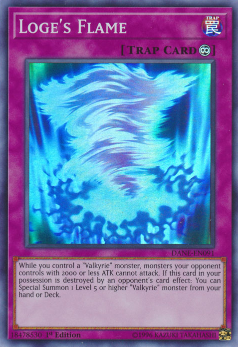 Loge's Flame [DANE-EN091] Super Rare | Jomio and Rueliete's Cards and Comics