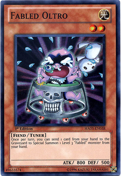 Fabled Oltro [HA03-EN038] Super Rare | Jomio and Rueliete's Cards and Comics