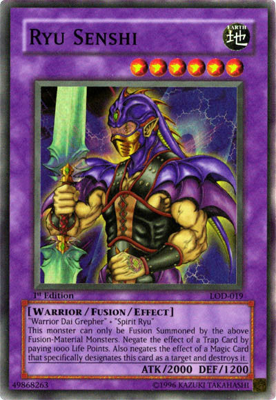 Ryu Senshi [LOD-019] Super Rare | Jomio and Rueliete's Cards and Comics