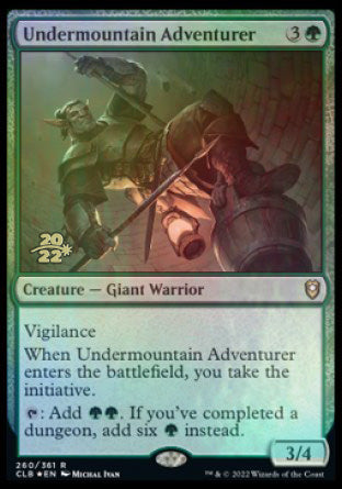 Undermountain Adventurer [Commander Legends: Battle for Baldur's Gate Prerelease Promos] | Jomio and Rueliete's Cards and Comics