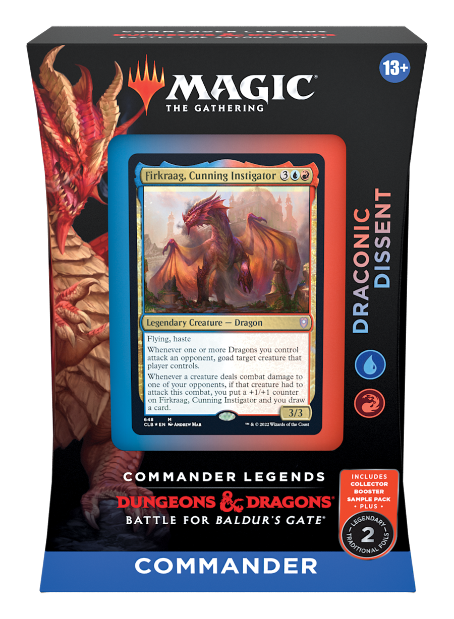 Commander Legends: Battle for Baldur's Gate - Commander Deck (Draconic Dissent) | Jomio and Rueliete's Cards and Comics