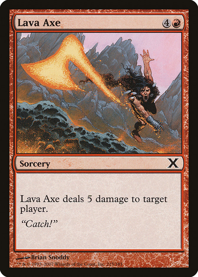 Lava Axe [Tenth Edition] | Jomio and Rueliete's Cards and Comics