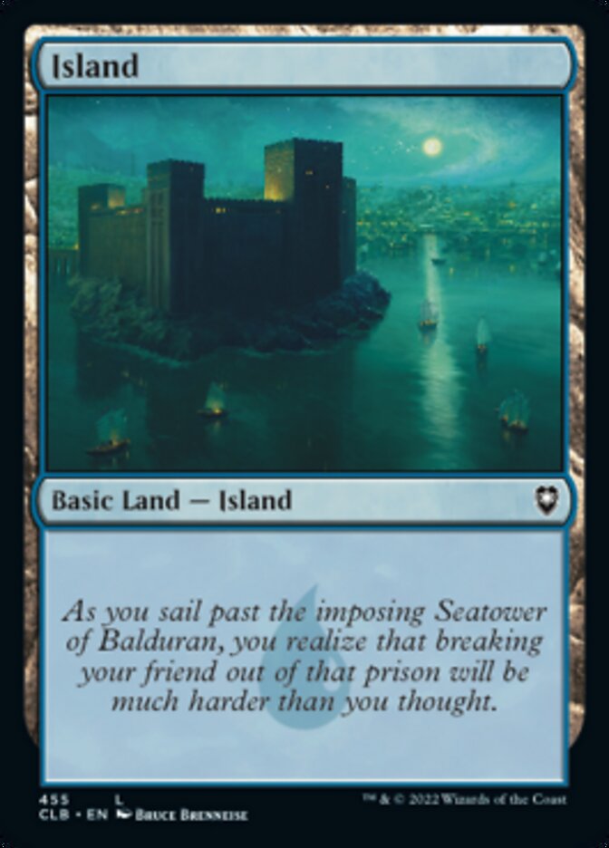 Island (455) [Commander Legends: Battle for Baldur's Gate] | Jomio and Rueliete's Cards and Comics