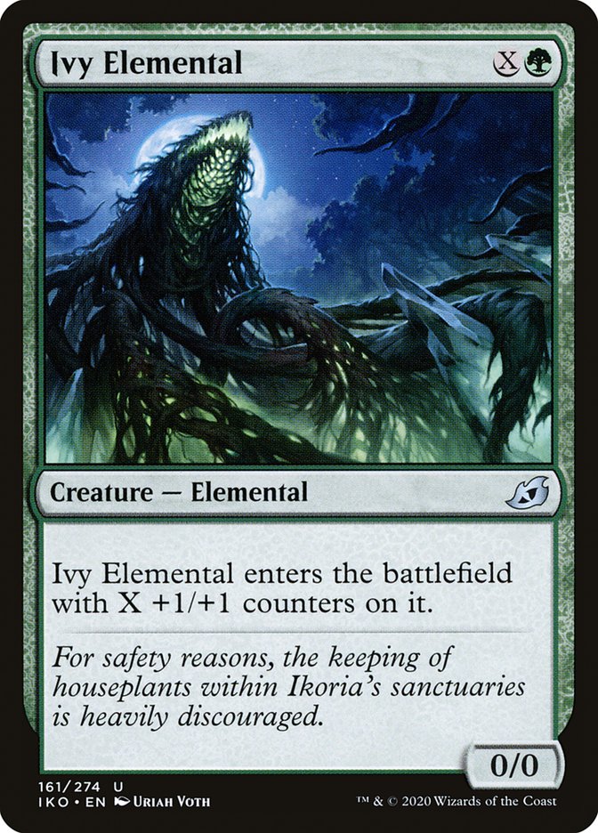 Ivy Elemental [Ikoria: Lair of Behemoths] | Jomio and Rueliete's Cards and Comics