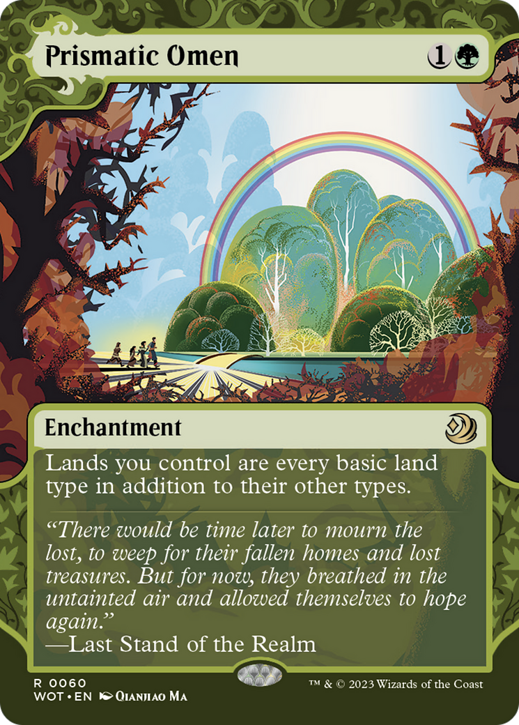 Prismatic Omen [Wilds of Eldraine: Enchanting Tales] | Jomio and Rueliete's Cards and Comics