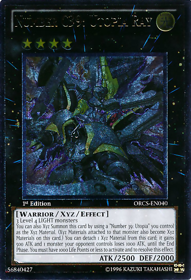 Number C39: Utopia Ray (UTR) [ORCS-EN040] Ultimate Rare | Jomio and Rueliete's Cards and Comics