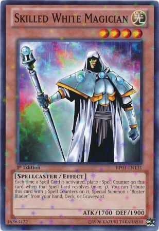 Skilled White Magician [BP01-EN131] Starfoil Rare | Jomio and Rueliete's Cards and Comics