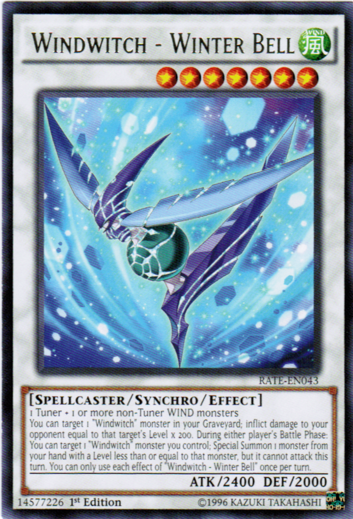 Windwitch - Winter Bell [RATE-EN043] Rare | Jomio and Rueliete's Cards and Comics