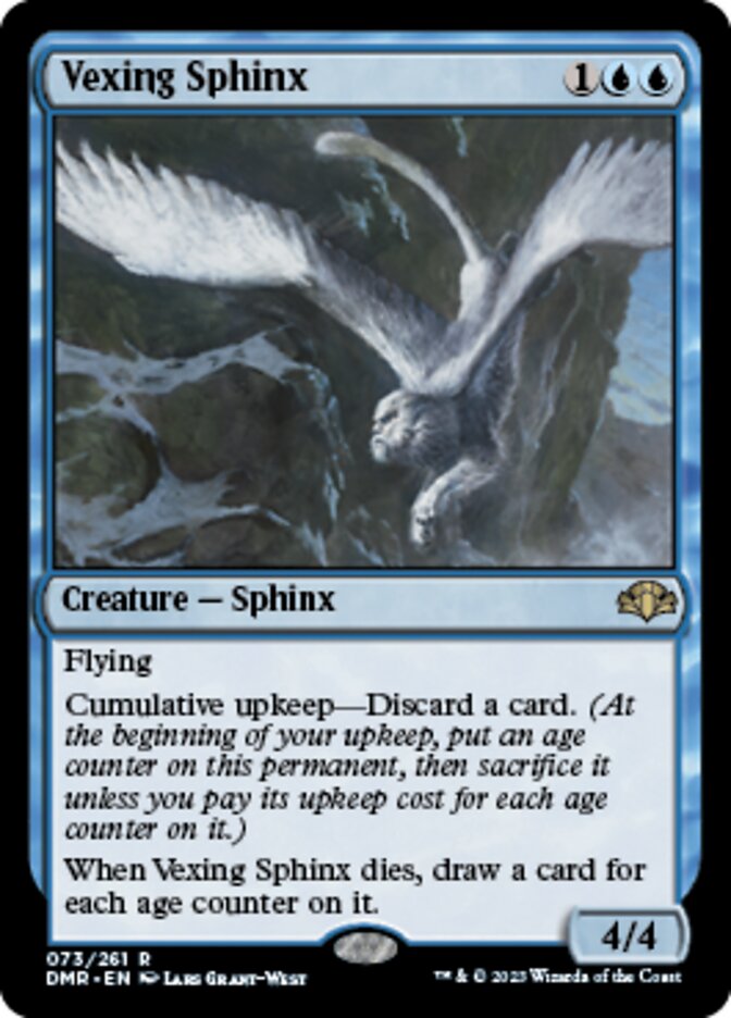 Vexing Sphinx [Dominaria Remastered] | Jomio and Rueliete's Cards and Comics