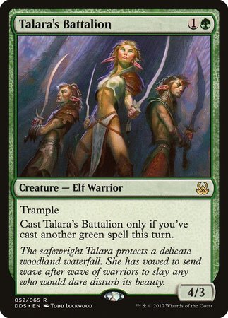 Talara's Battalion [Duel Decks: Mind vs. Might] | Jomio and Rueliete's Cards and Comics