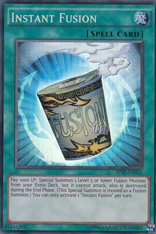 Instant Fusion [AP08-EN010] Super Rare | Jomio and Rueliete's Cards and Comics