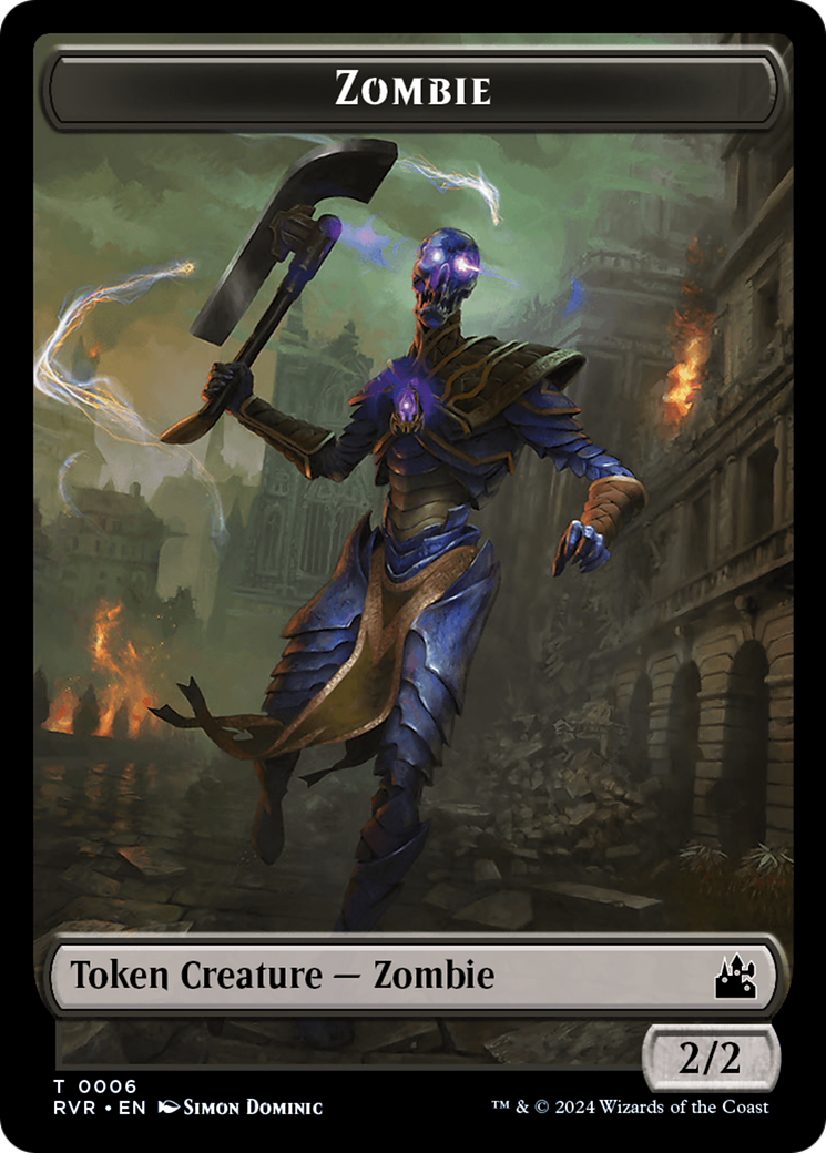 Bird // Zombie Double-Sided Token [Ravnica Remastered Tokens] | Jomio and Rueliete's Cards and Comics