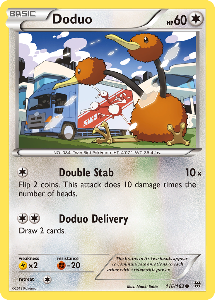 Doduo (116/162) [XY: BREAKthrough] | Jomio and Rueliete's Cards and Comics