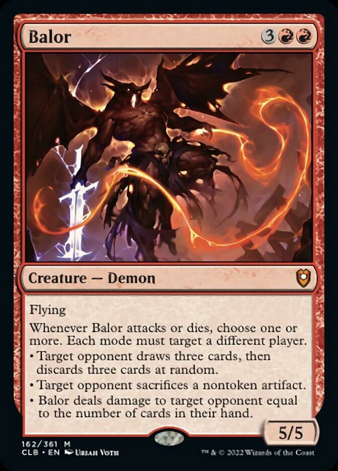 Balor [Commander Legends: Battle for Baldur's Gate] | Jomio and Rueliete's Cards and Comics
