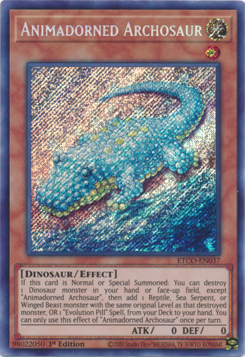 Animadorned Archosaur [ETCO-EN037] Secret Rare | Jomio and Rueliete's Cards and Comics