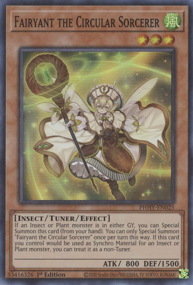 Fairyant the Circular Sorcerer [PHHY-EN025] Super Rare | Jomio and Rueliete's Cards and Comics