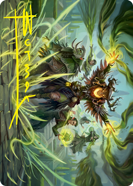 Witherbloom Command Art Card (Gold-Stamped Signature) [Strixhaven: School of Mages Art Series] | Jomio and Rueliete's Cards and Comics
